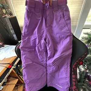 Girls xs Columbia snow pants